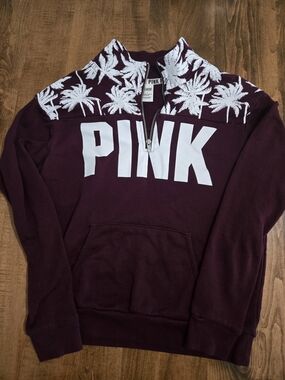 Pink By Victoria Secret Quarter Zip Jacket